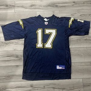 Phillip Rivers San Diego Chargers Navy Jersey Reebok Size Men’s Large